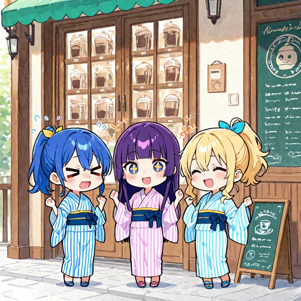 着物の仲良しちゃん