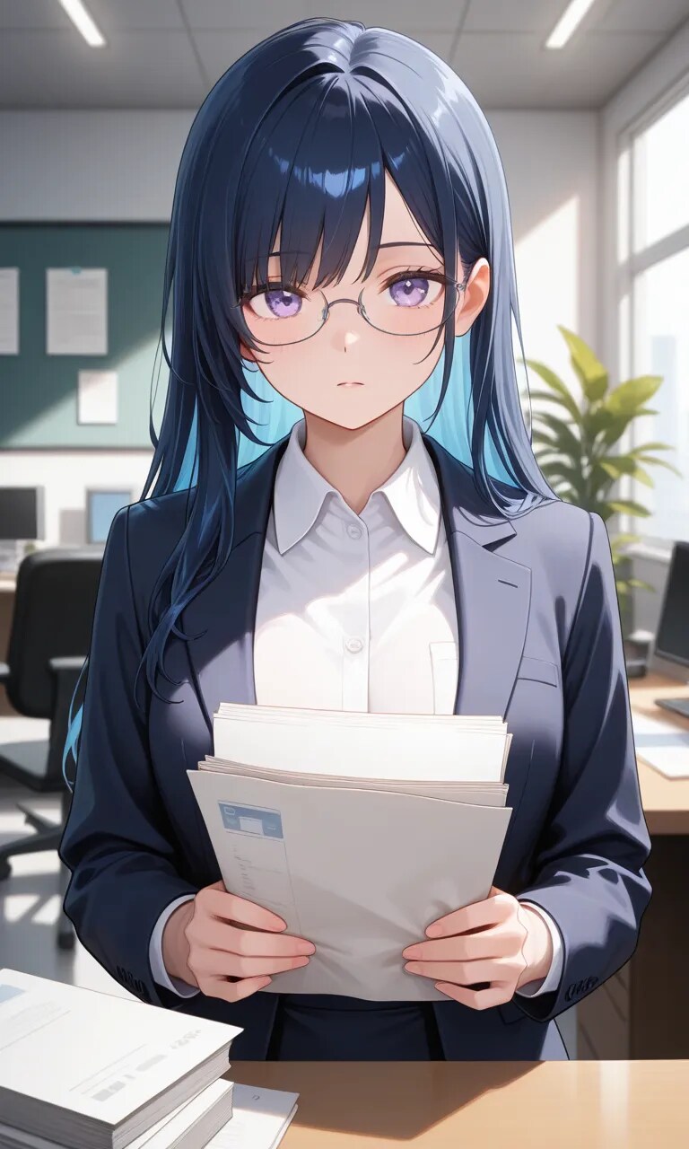 「課長、資料できました」