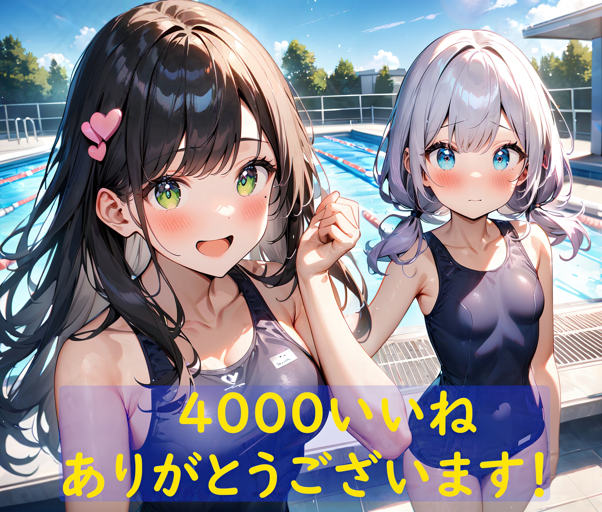 ４０００いいね、ありがとう！ | の人気AIイラスト・グラビア