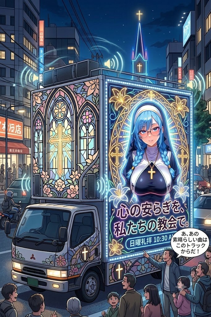 アドトラックで信者ゲット
