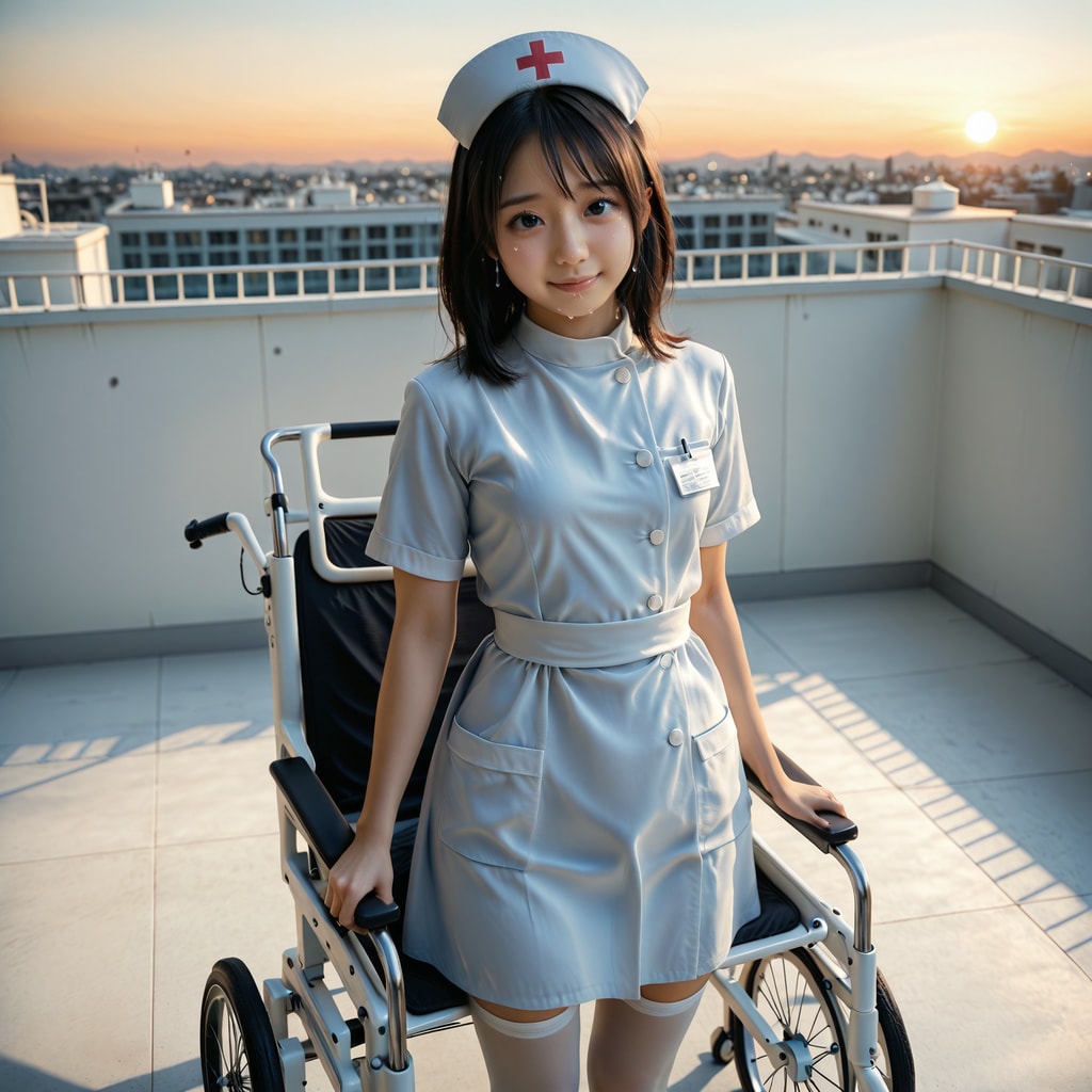 ナース-主のいない車椅子に思いを馳せる