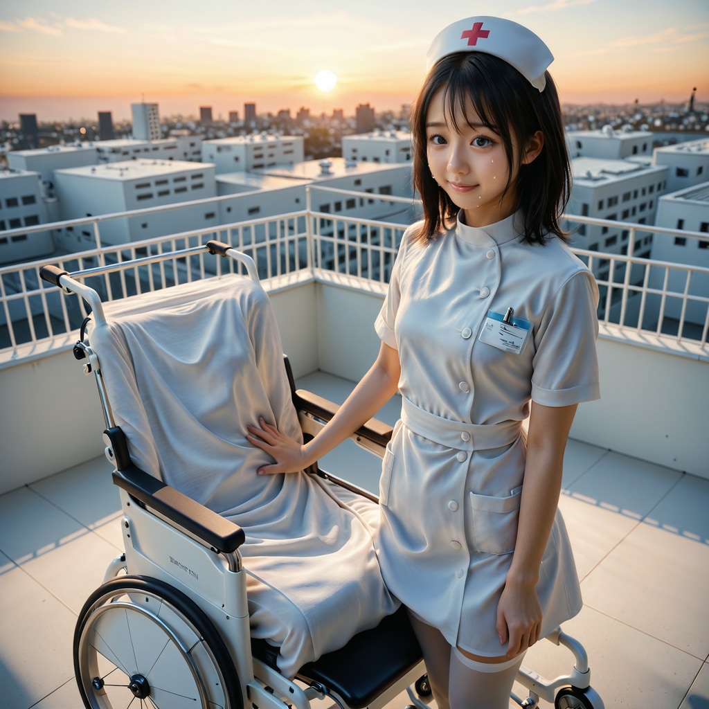 ナース-主のいない車椅子に思いを馳せる