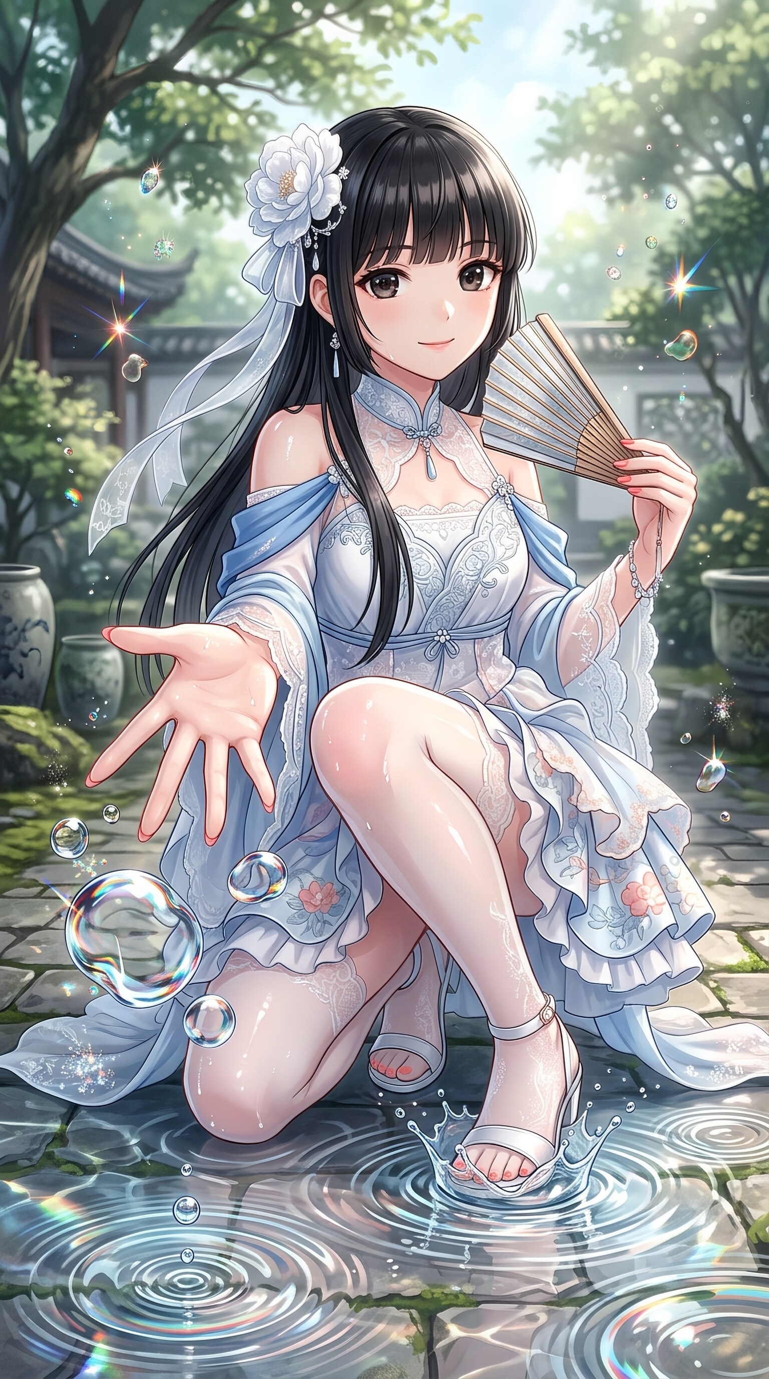 霞衣の黒髪 | の人気AIイラスト・グラビア
