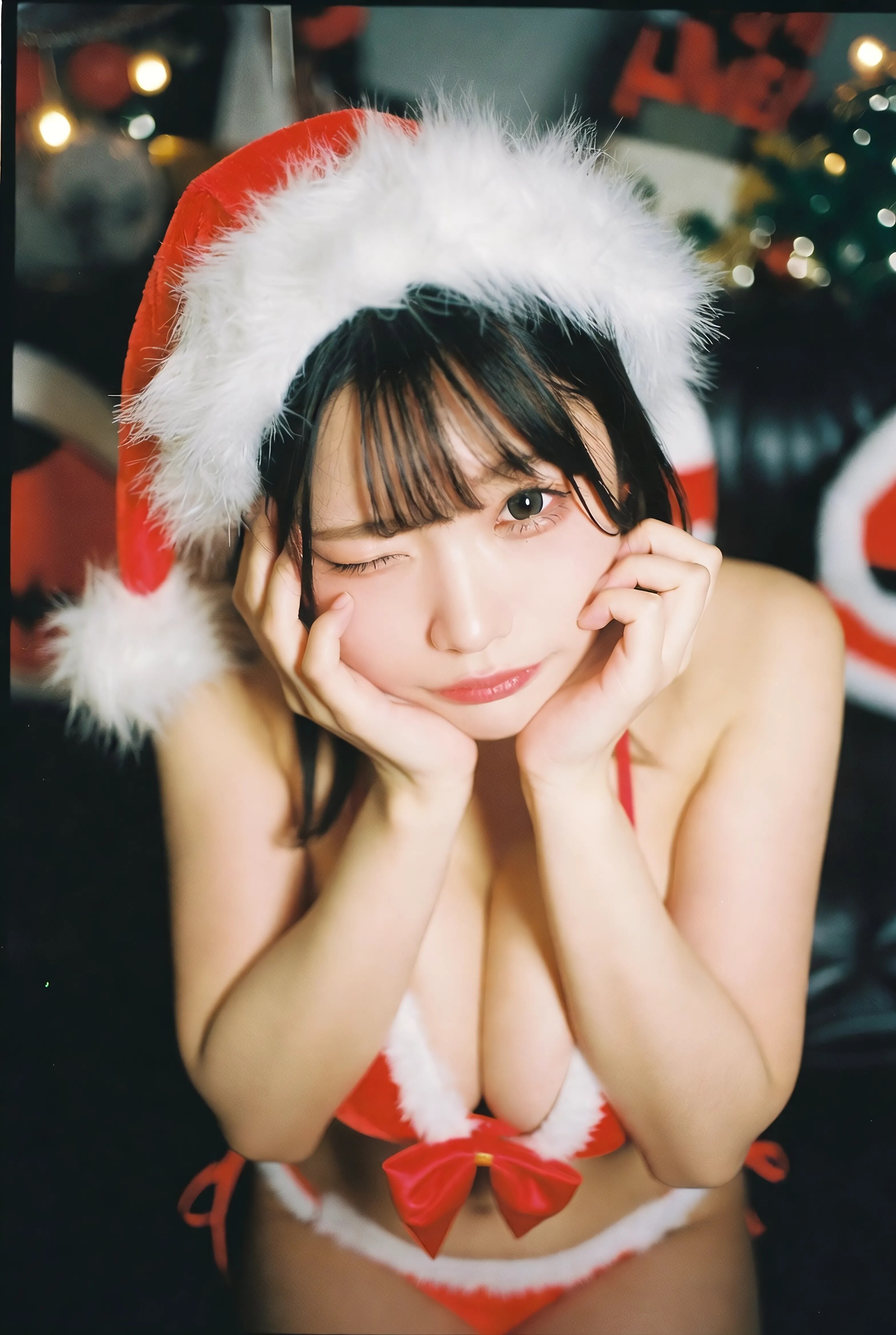 Crimson Holiday Invitation