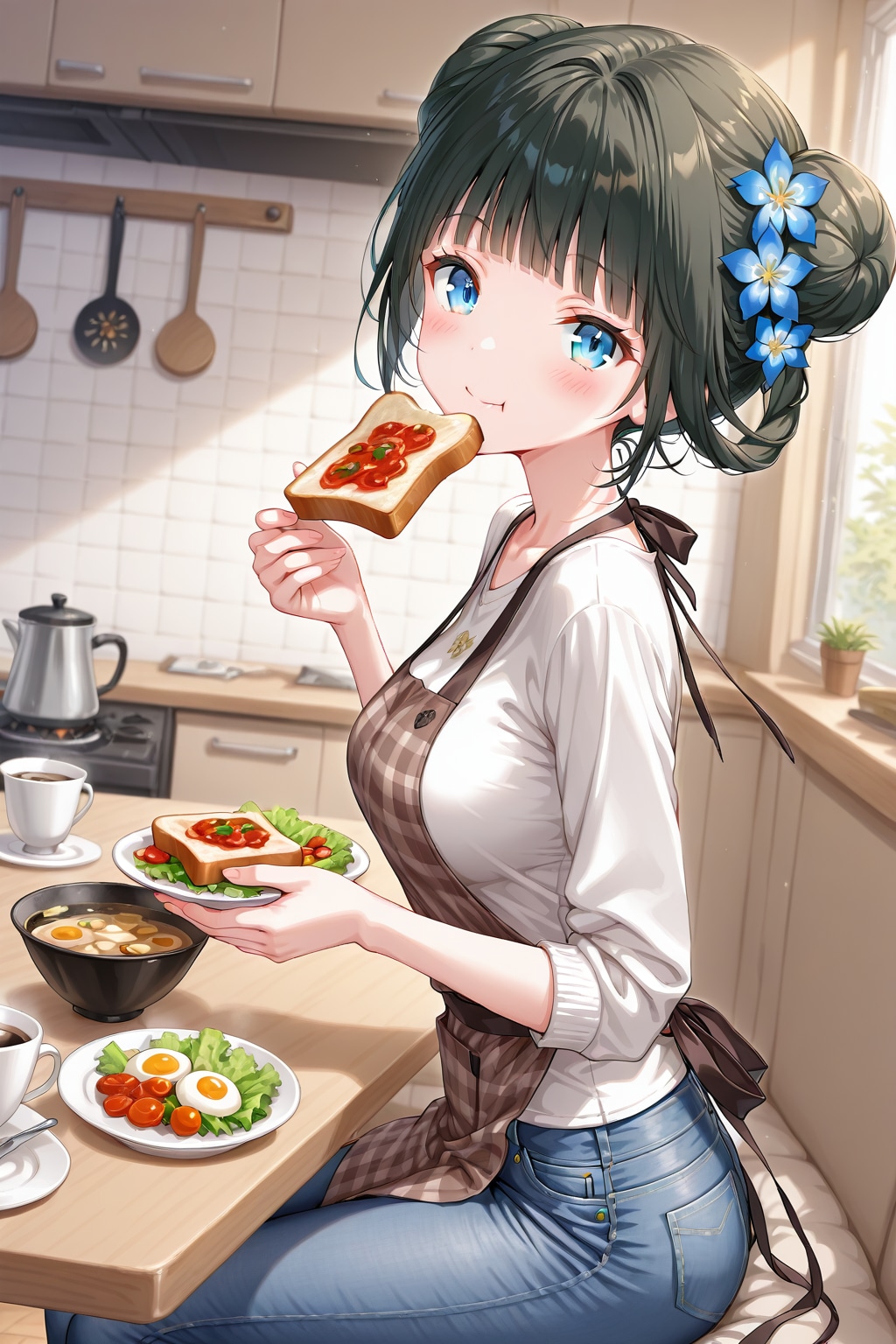 おだんごちゃん🍡✨と朝ごはん🍚✨　12/8