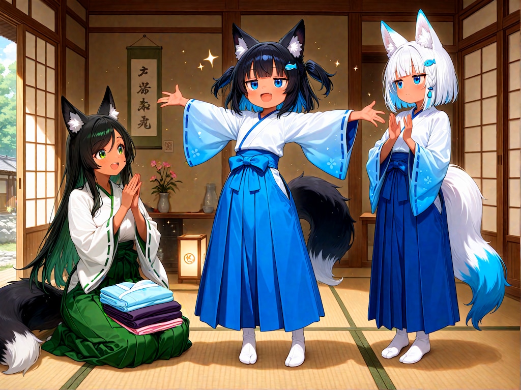 キツネ巫女こなつちゃん