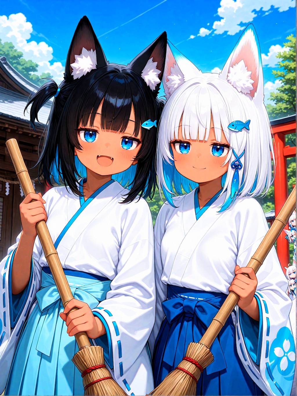 キツネ巫女こなつちゃん