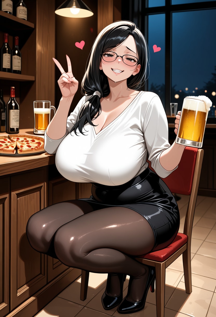 週末はバーカウンターで