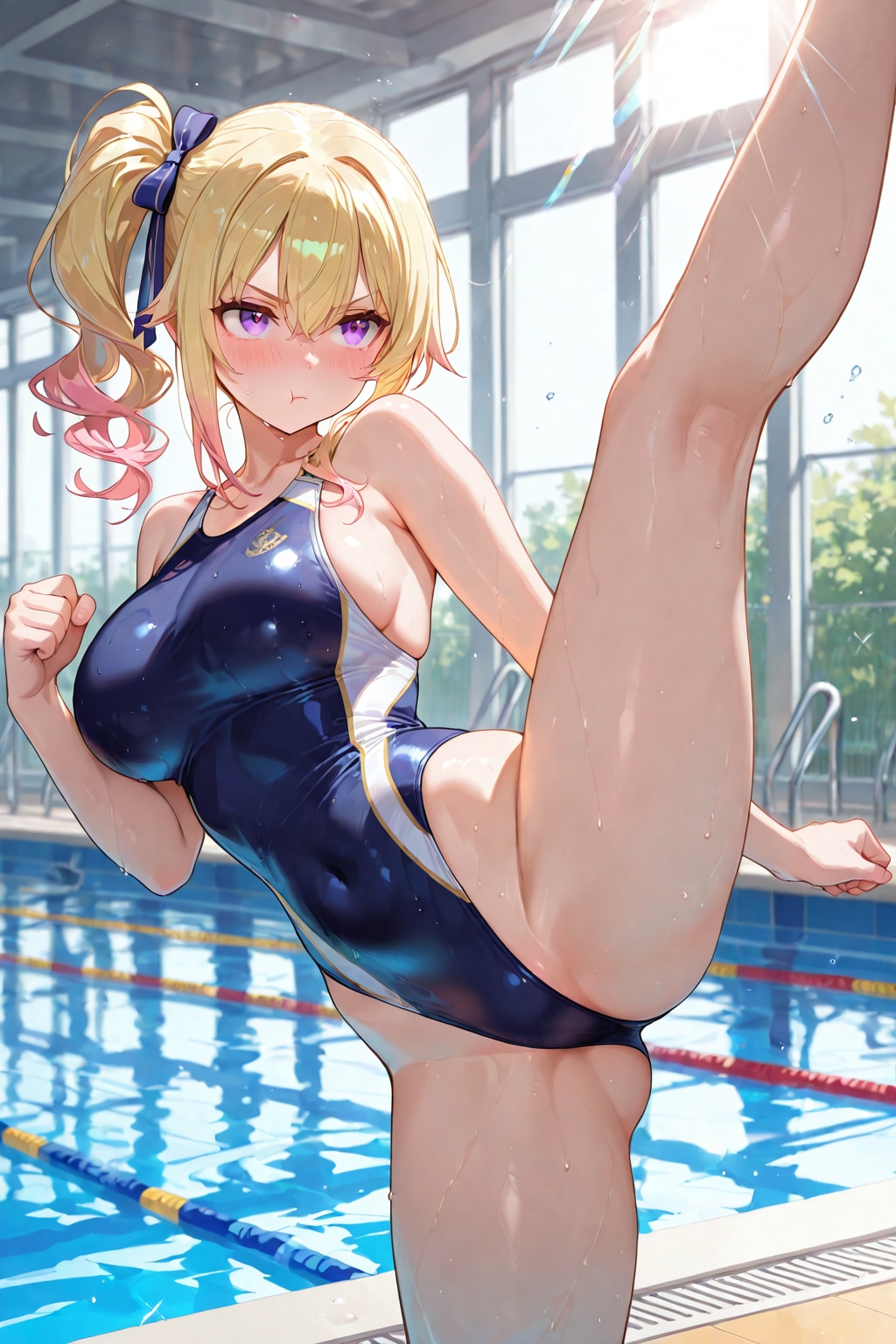 ハイレグキック❗