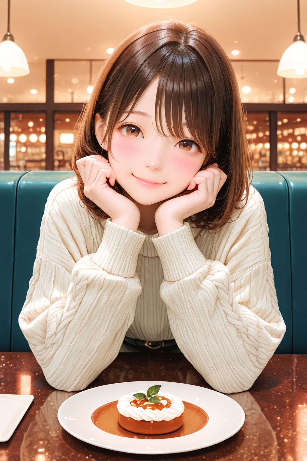 喫茶店にて