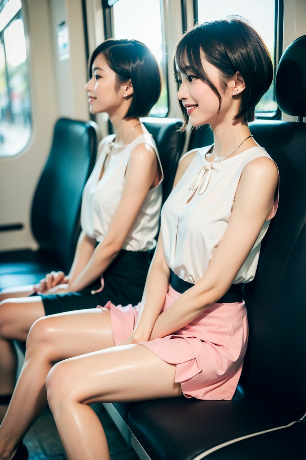 今日の隣席の女性