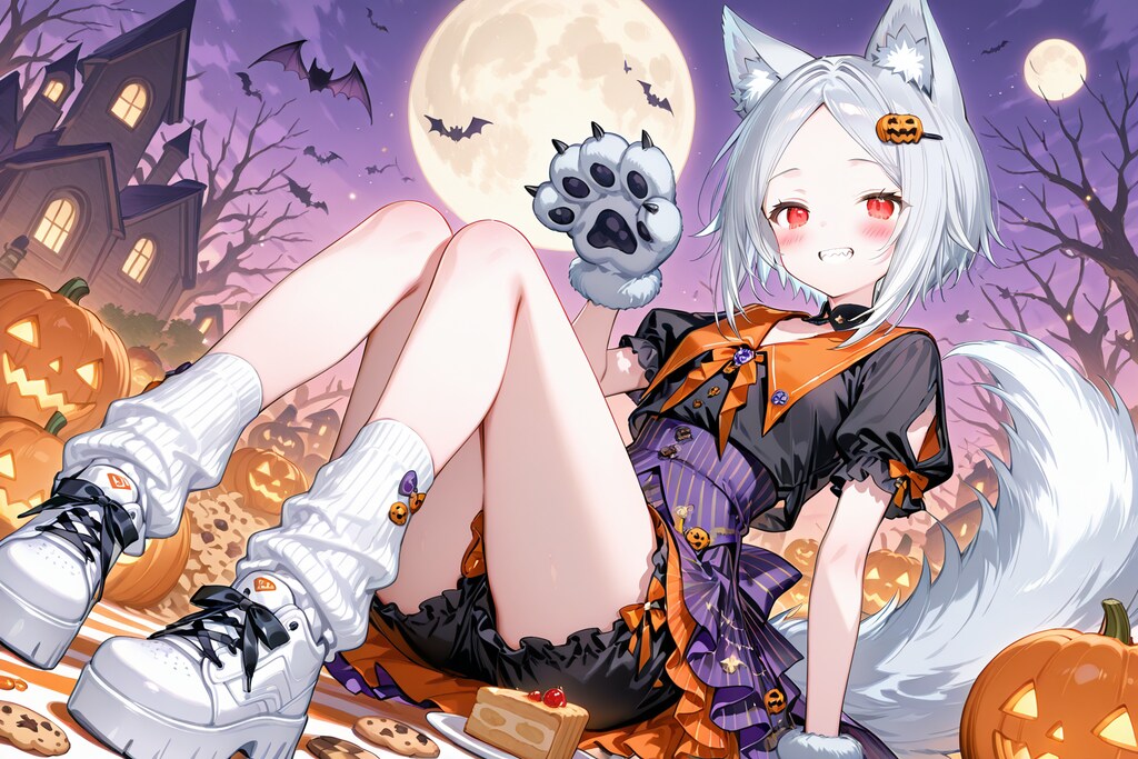 お菓子と交換！ もふもふ狼の誘惑