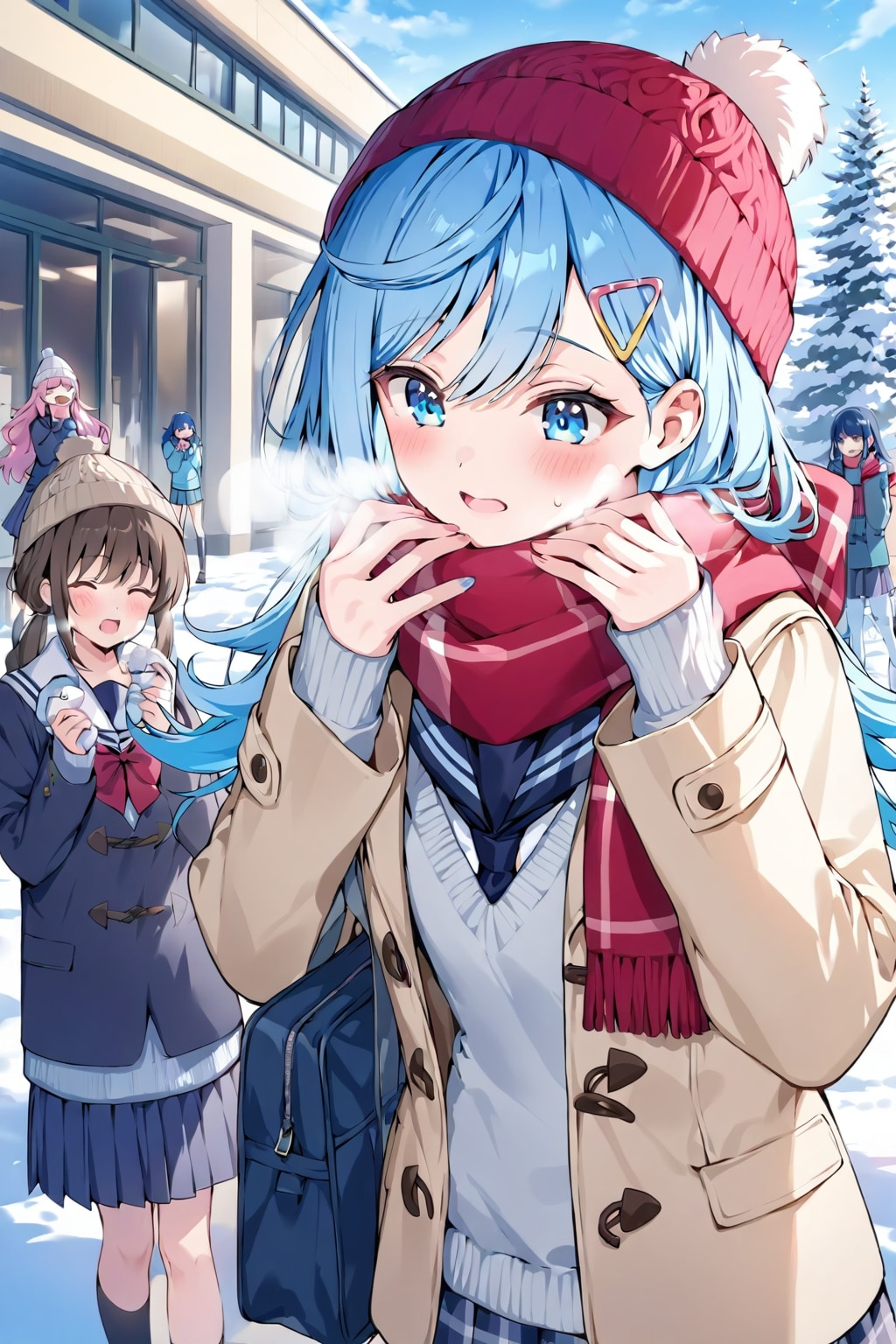 冬の青髪ちゃん