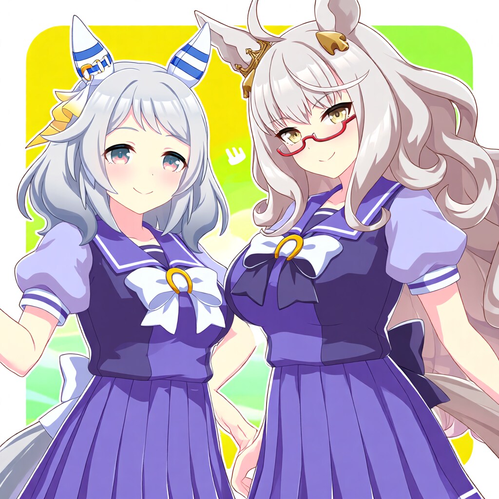 ミラ子＆ハヤヒデ | の人気AIイラスト・グラビア
