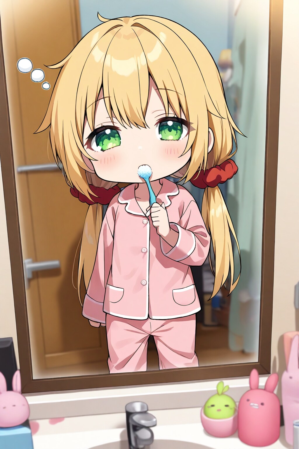 おねむではみがき