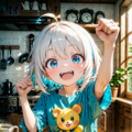 今日はガッツポーズの日。しっかりいい朝食の日　その２ 4枚目