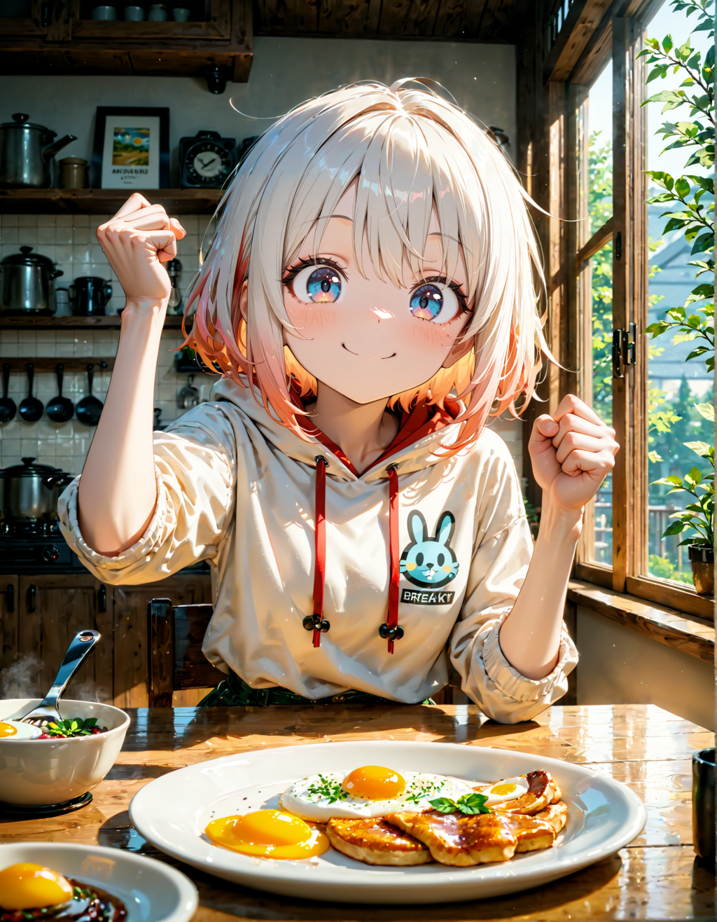 今日はガッツポーズの日。しっかりいい朝食の日　その２