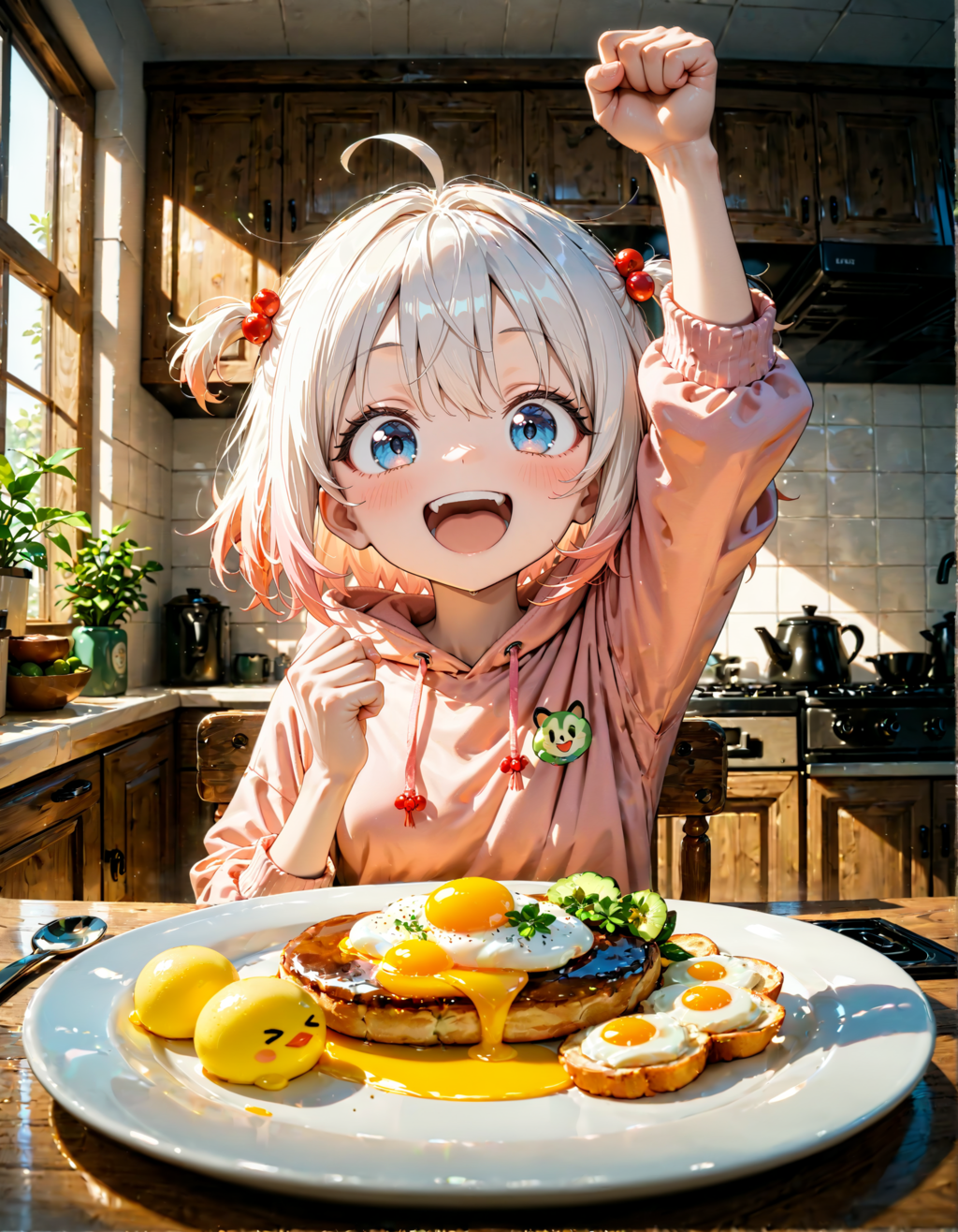 今日はガッツポーズの日。しっかりいい朝食の日　その２