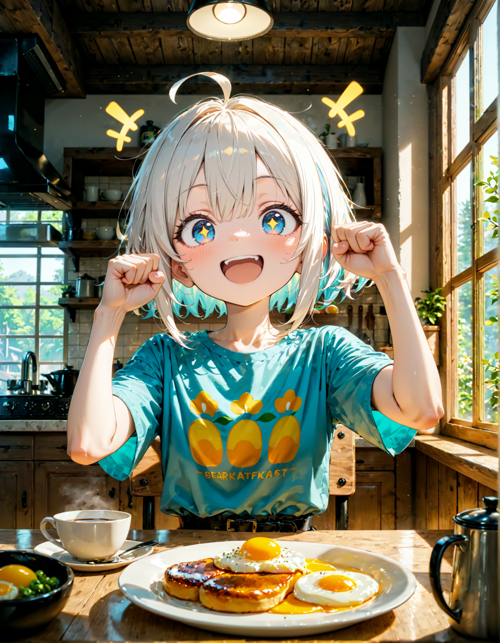 今日はガッツポーズの日。しっかりいい朝食の日　その２