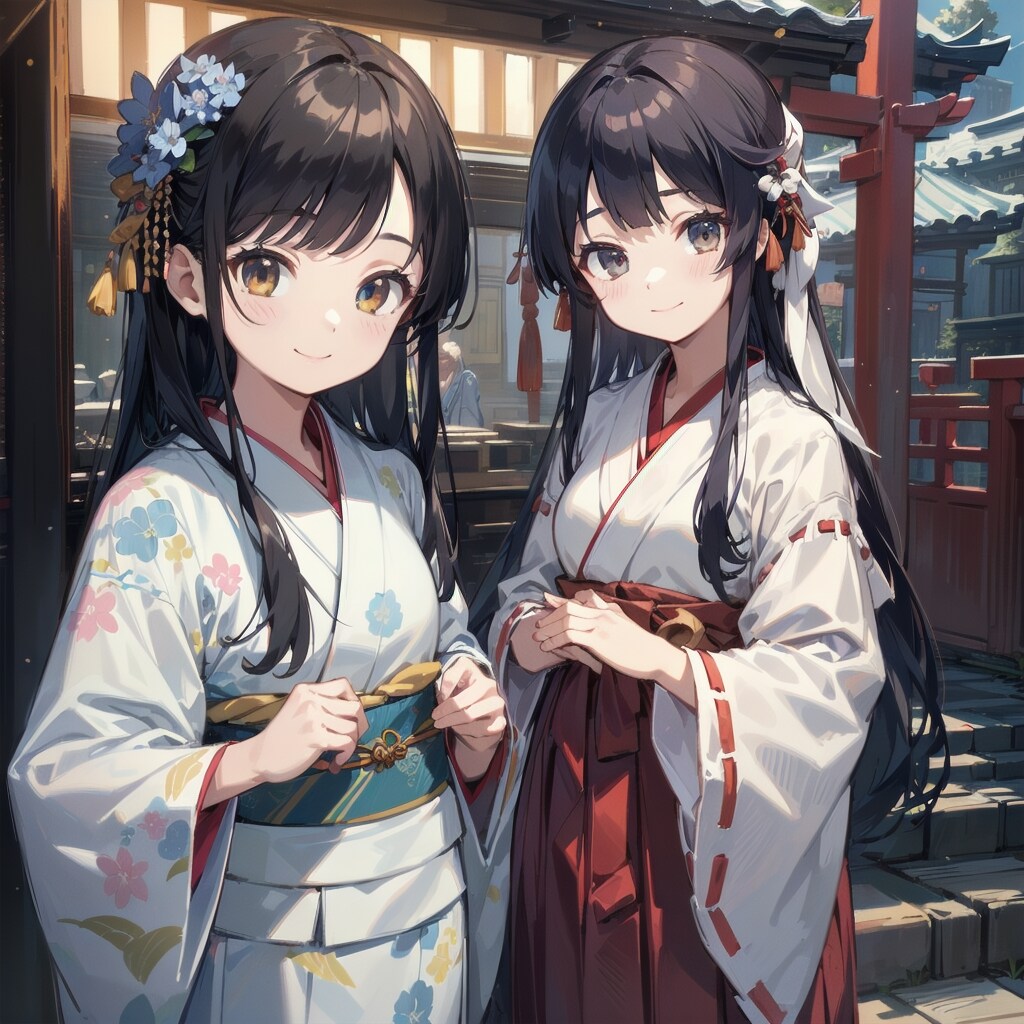 辰年の神社にて