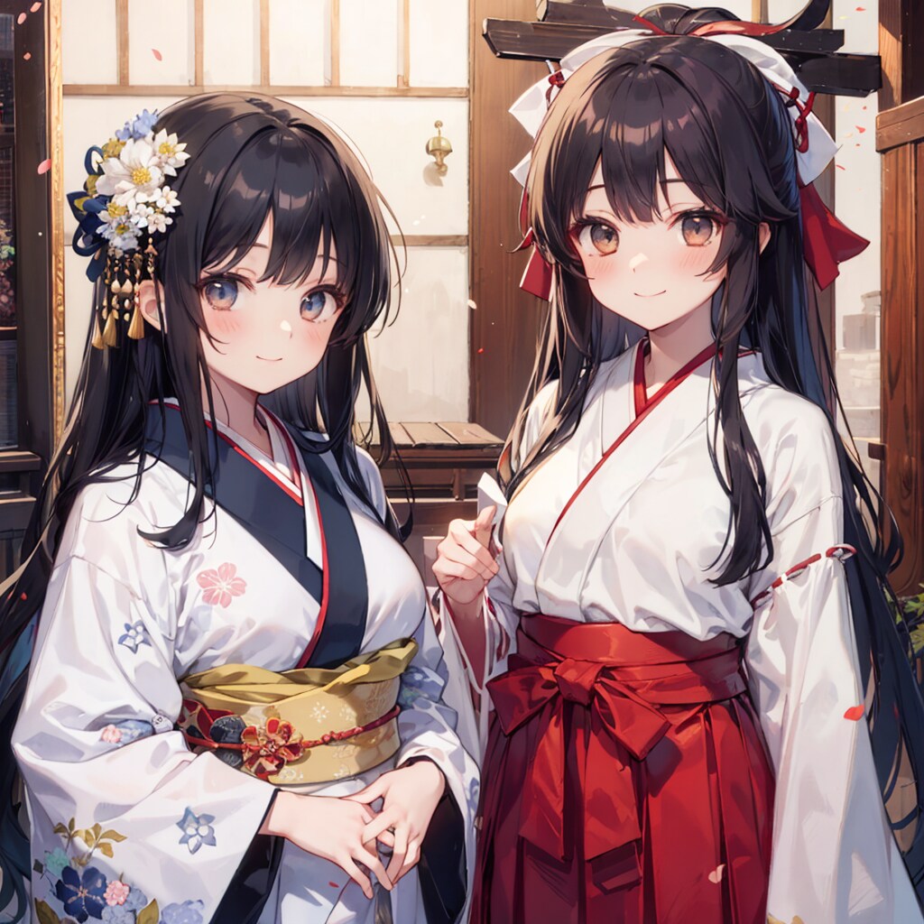 辰年の神社にて