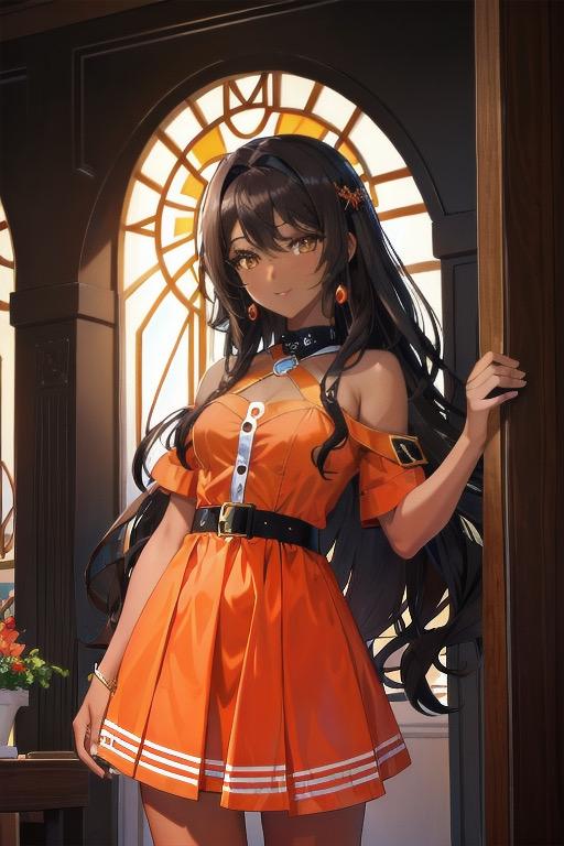 オレンジカラーギャル