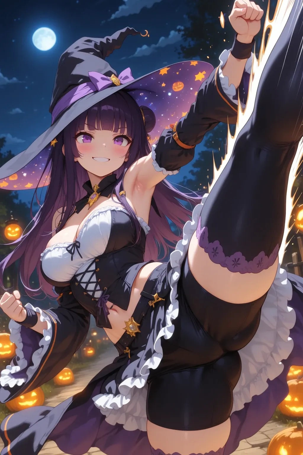 魔法使いキック〜💓