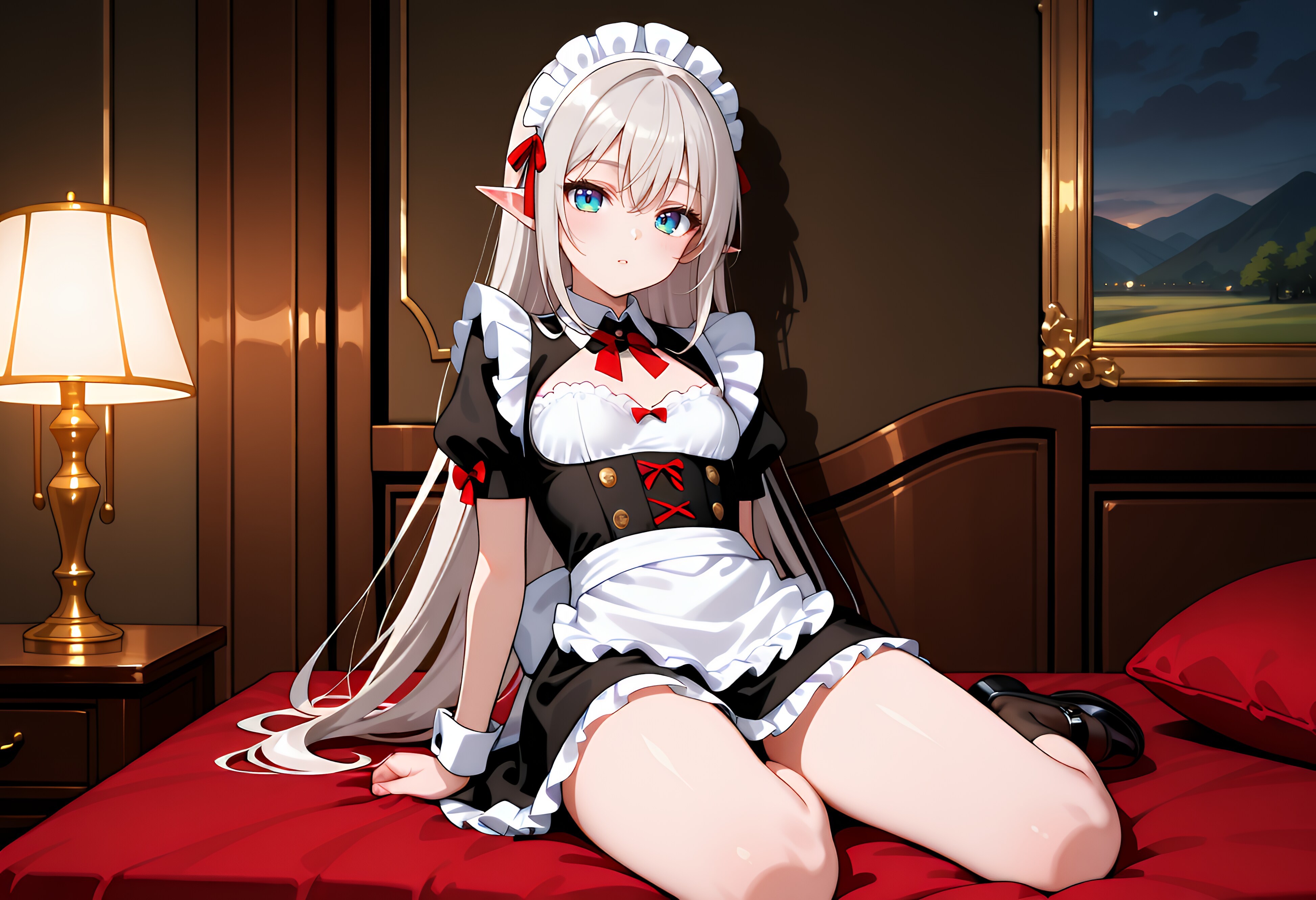 太ももエルフメイド
