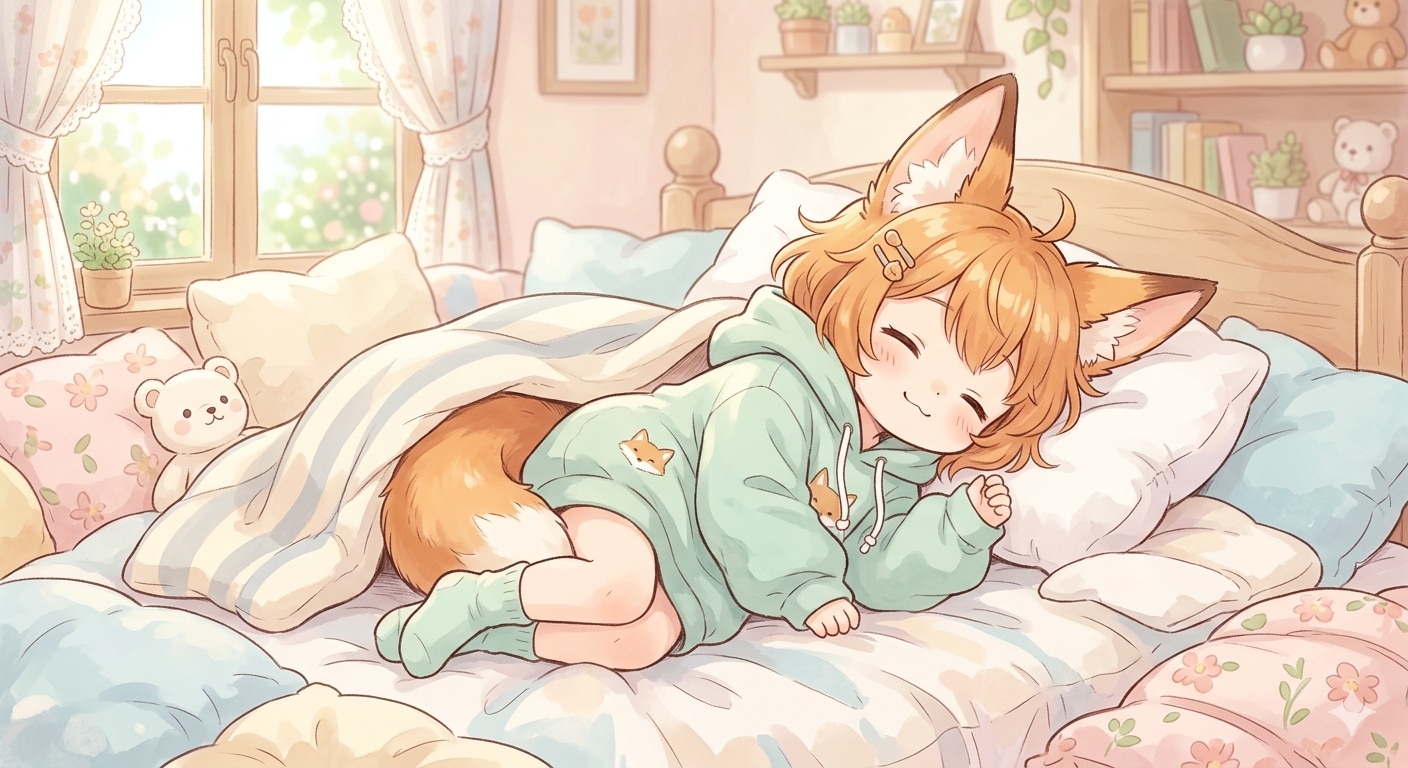 お昼寝タイム | の人気AIイラスト・グラビア