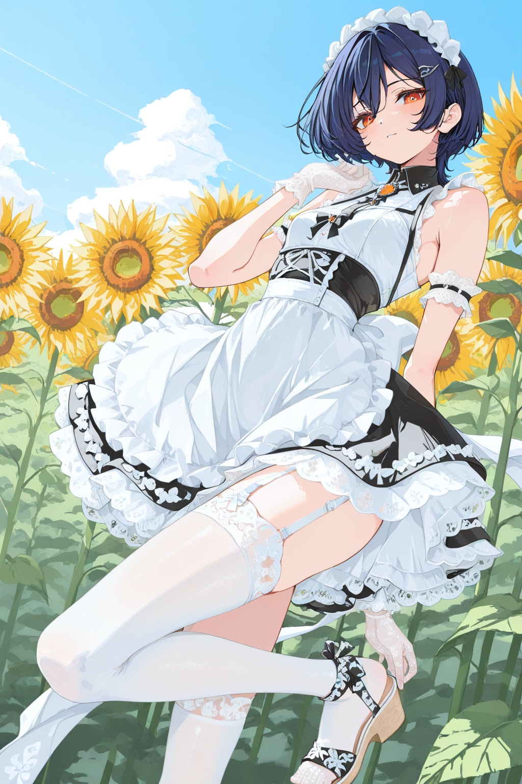 夏服メイド