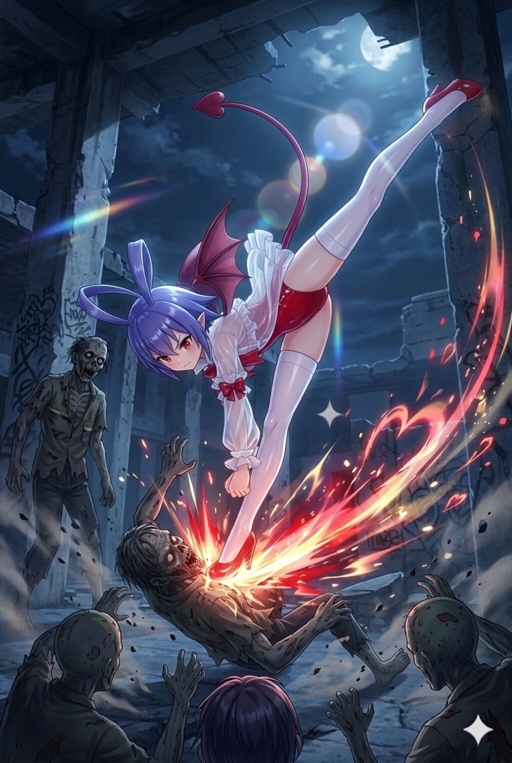 魔界戦記ディスガイア　ラハール　キック