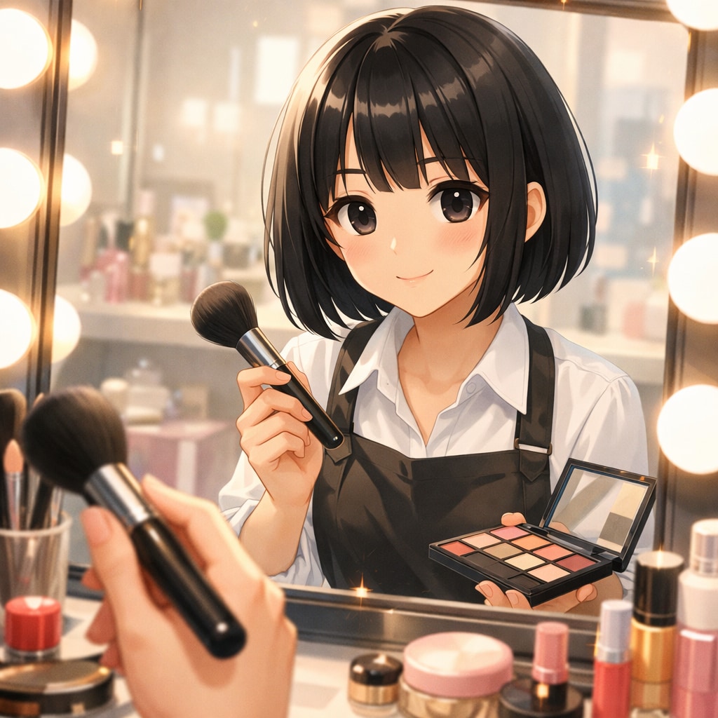 メイクアップアーティストの女の子 | の人気AIイラスト・グラビア