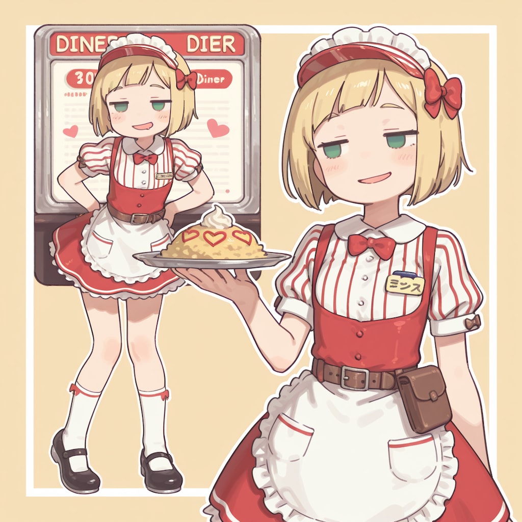 ダイナーのメイドちゃんズ