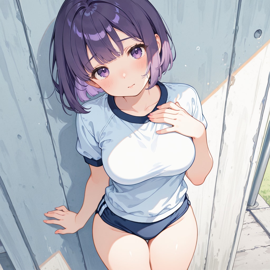 すみれちゃん、上から