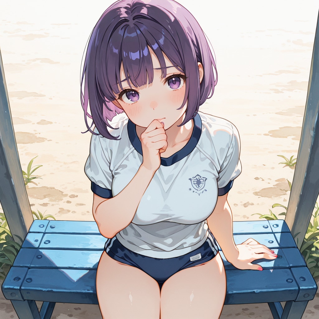 すみれちゃん、上から