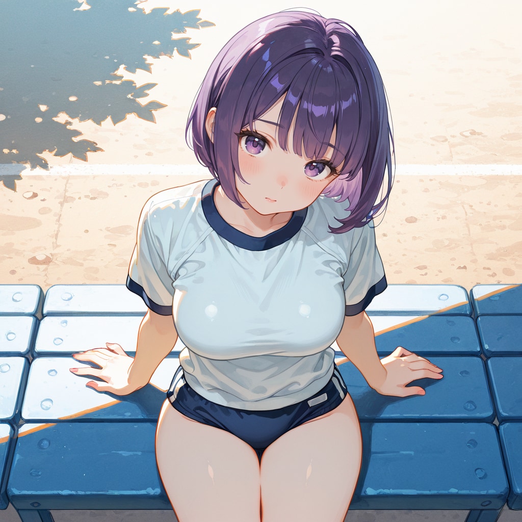 すみれちゃん、上から