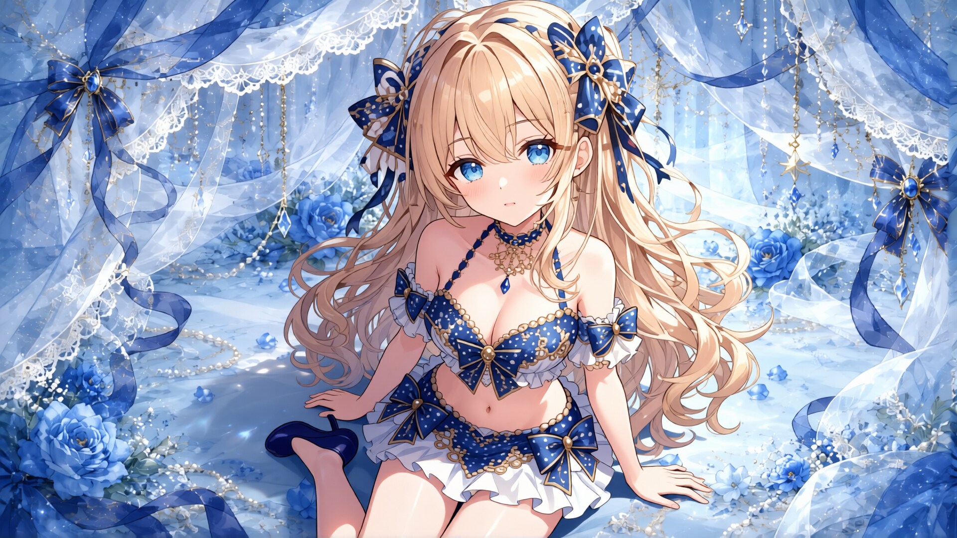 金髪少女と水着　その10-1