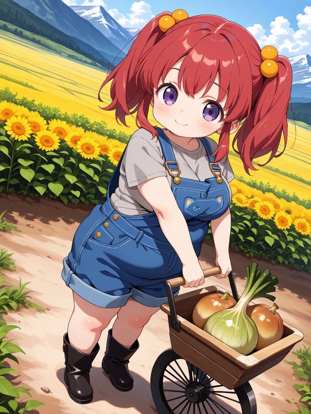 らぶりーがーるずの農業体験7