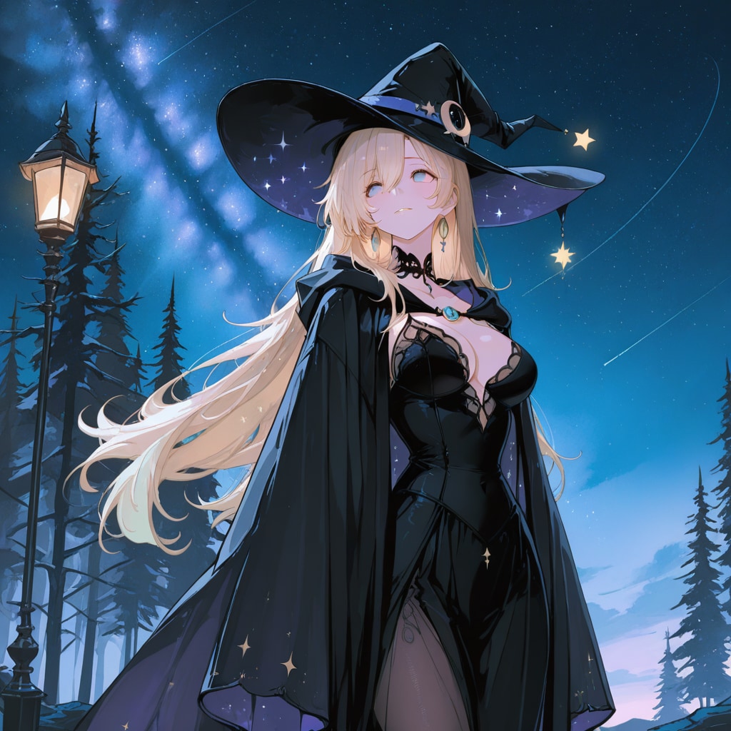 星空と魔女