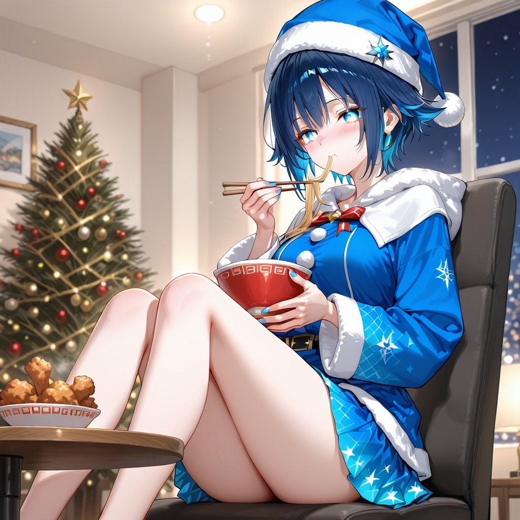 かおりちゃん　クリスマスもラーメン