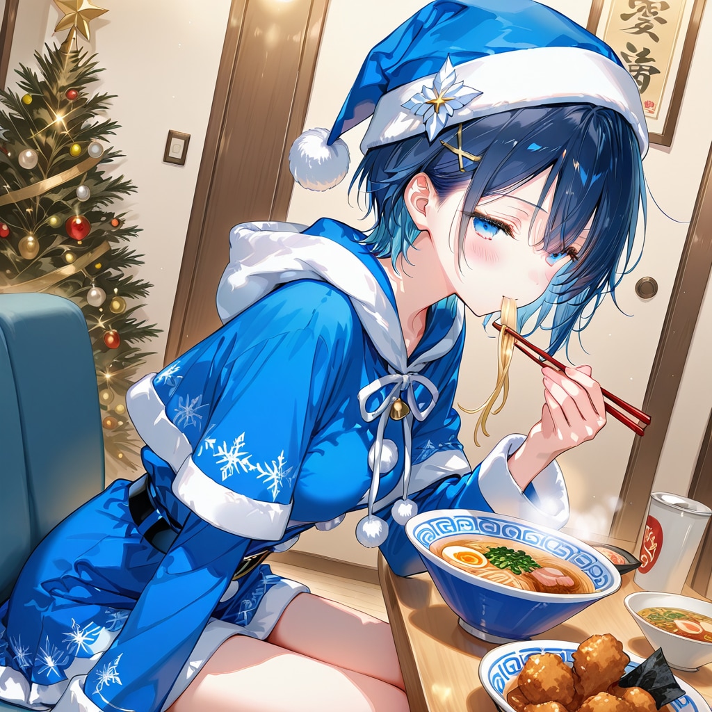 かおりちゃん　クリスマスもラーメン