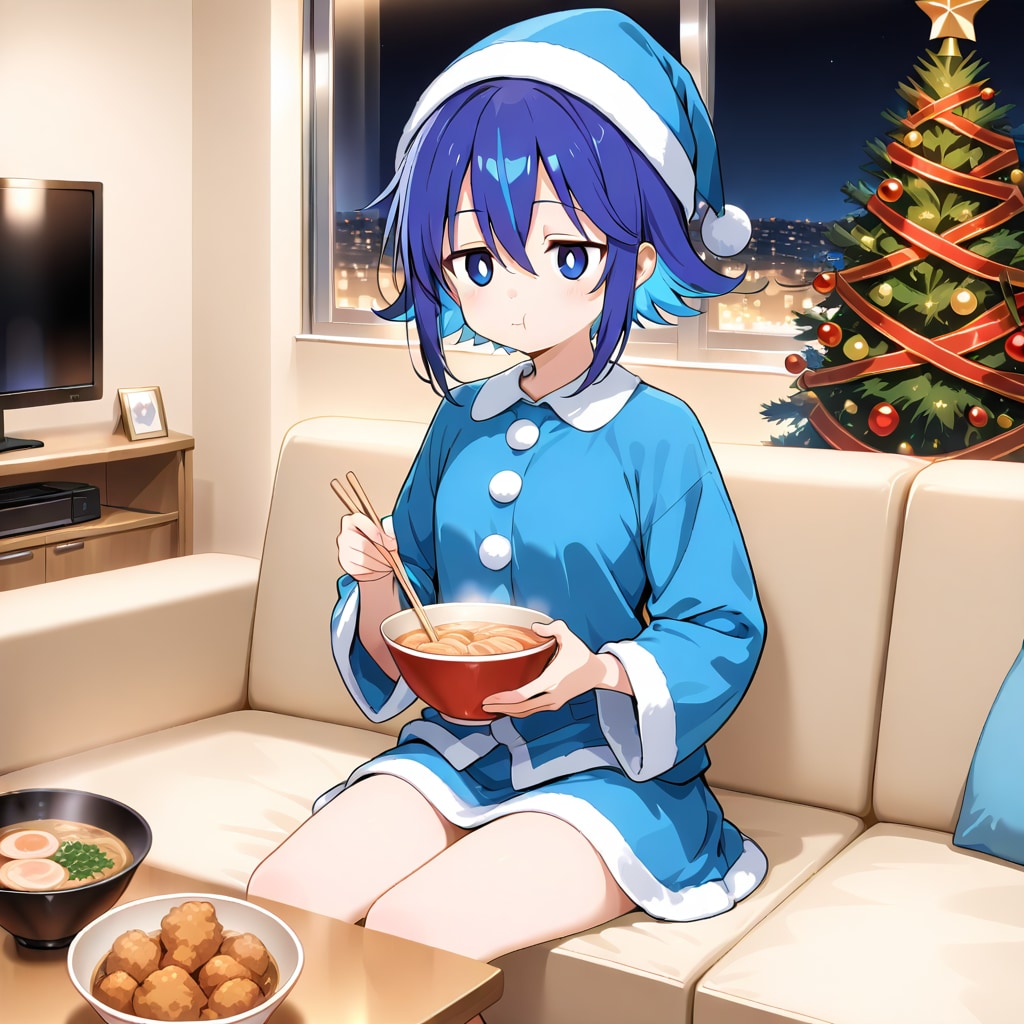 かおりちゃん　クリスマスもラーメン