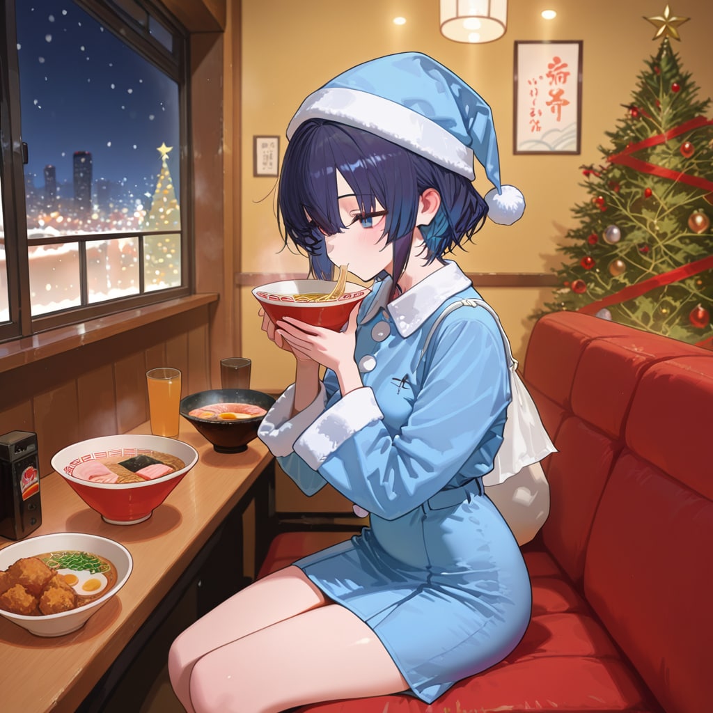 かおりちゃん　クリスマスもラーメン