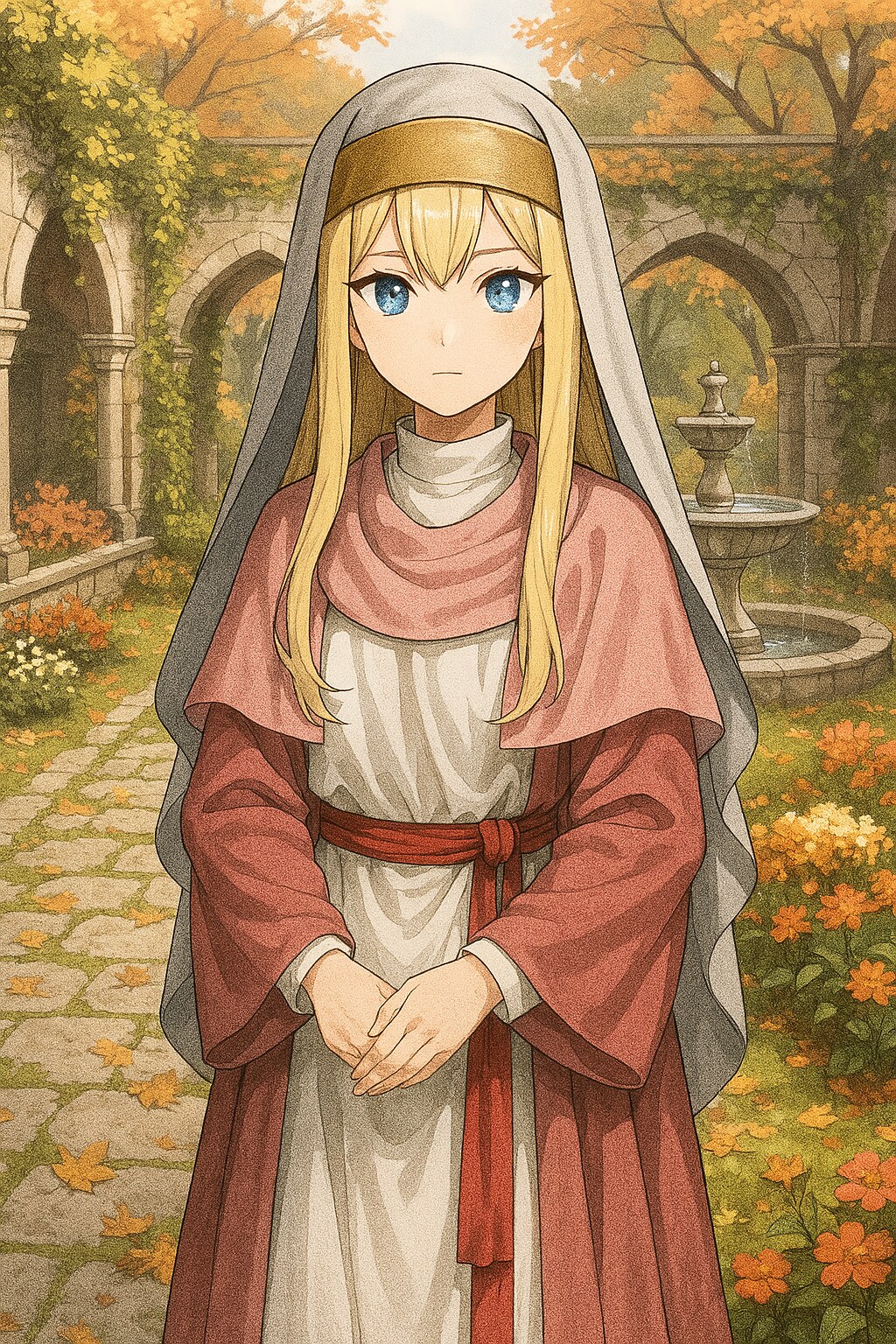 秋の修道院にて