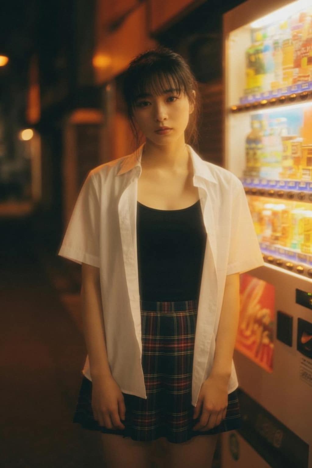 自販機前