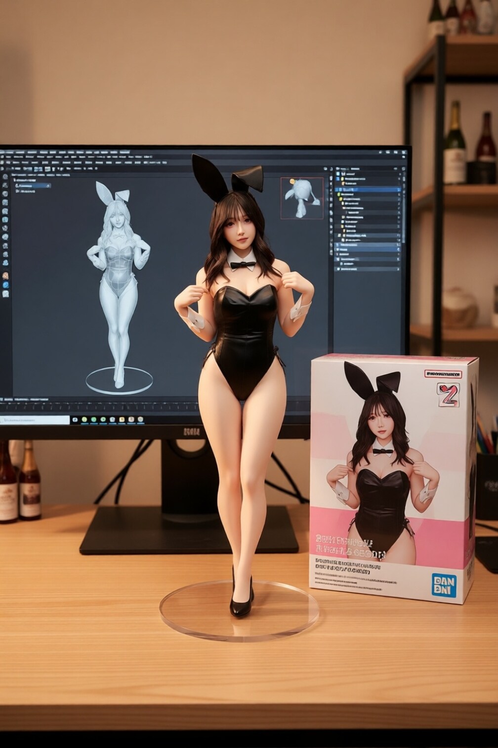 黒バニーガールフィギュア20251226