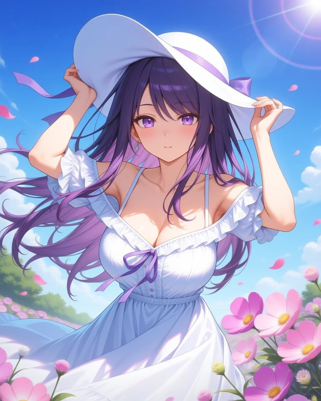 花と少女