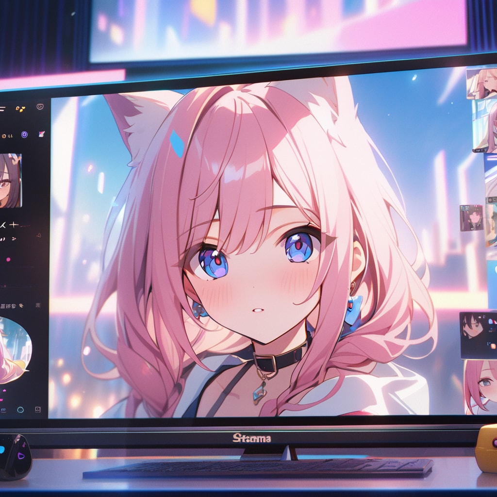 2.5次元の配信画面 | の人気AIイラスト・グラビア