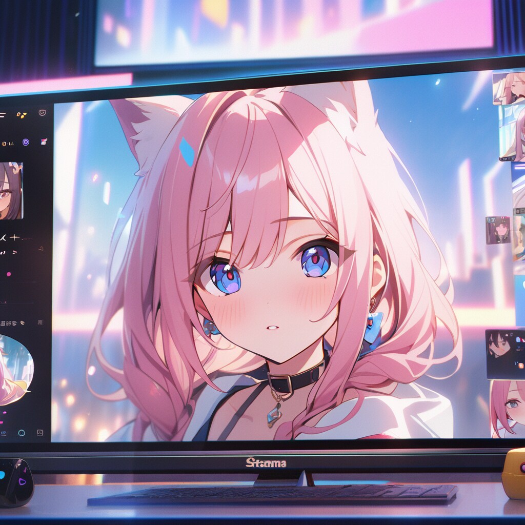 2.5次元の配信画面