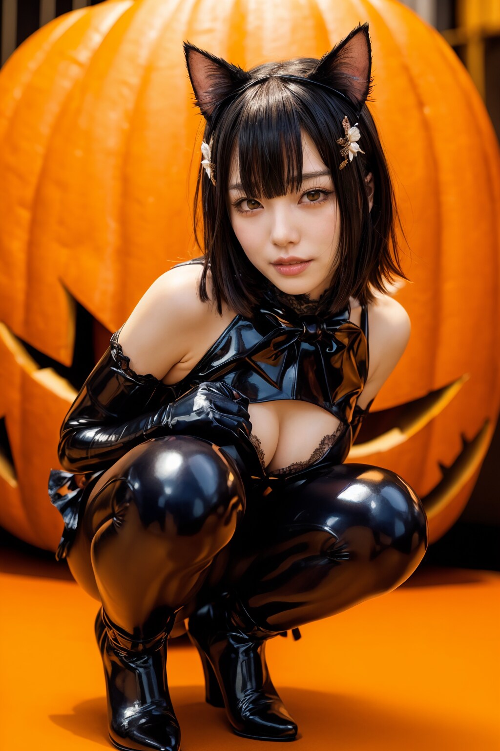 【12枚】ハロウィンガール